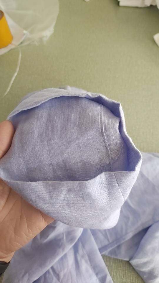 青岛汉麻立领衬衣
